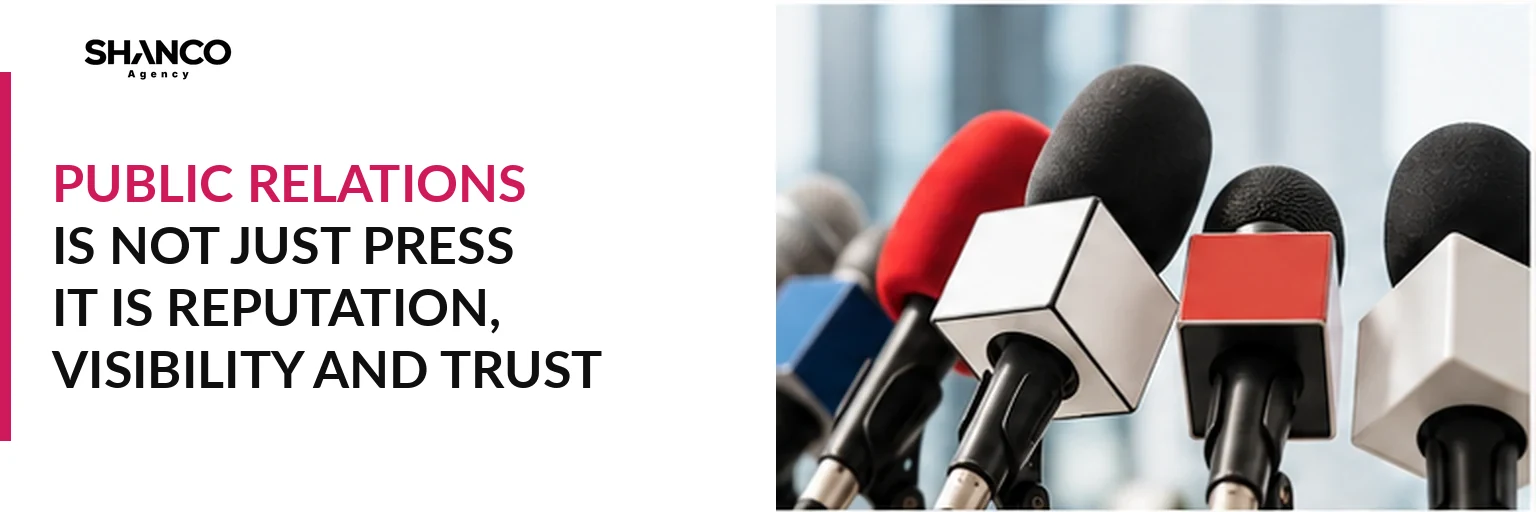 Public relations strategy supporting reputation, visibility and trust for growing brands