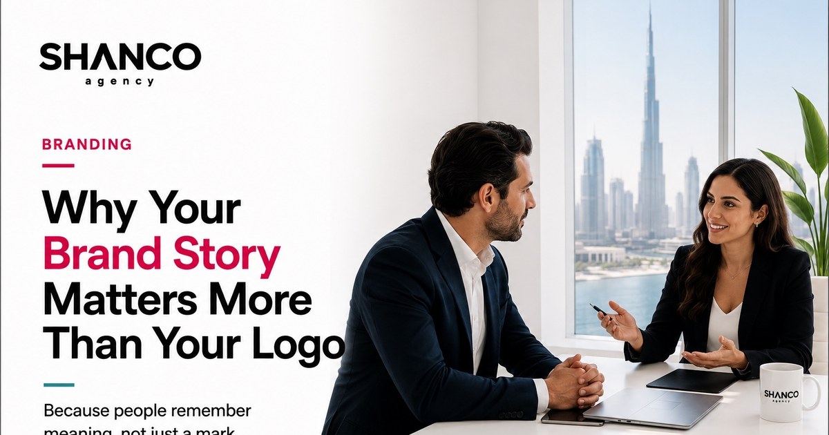 Shanco Agency brand strategy meeting explaining why your brand story matters more than your logo